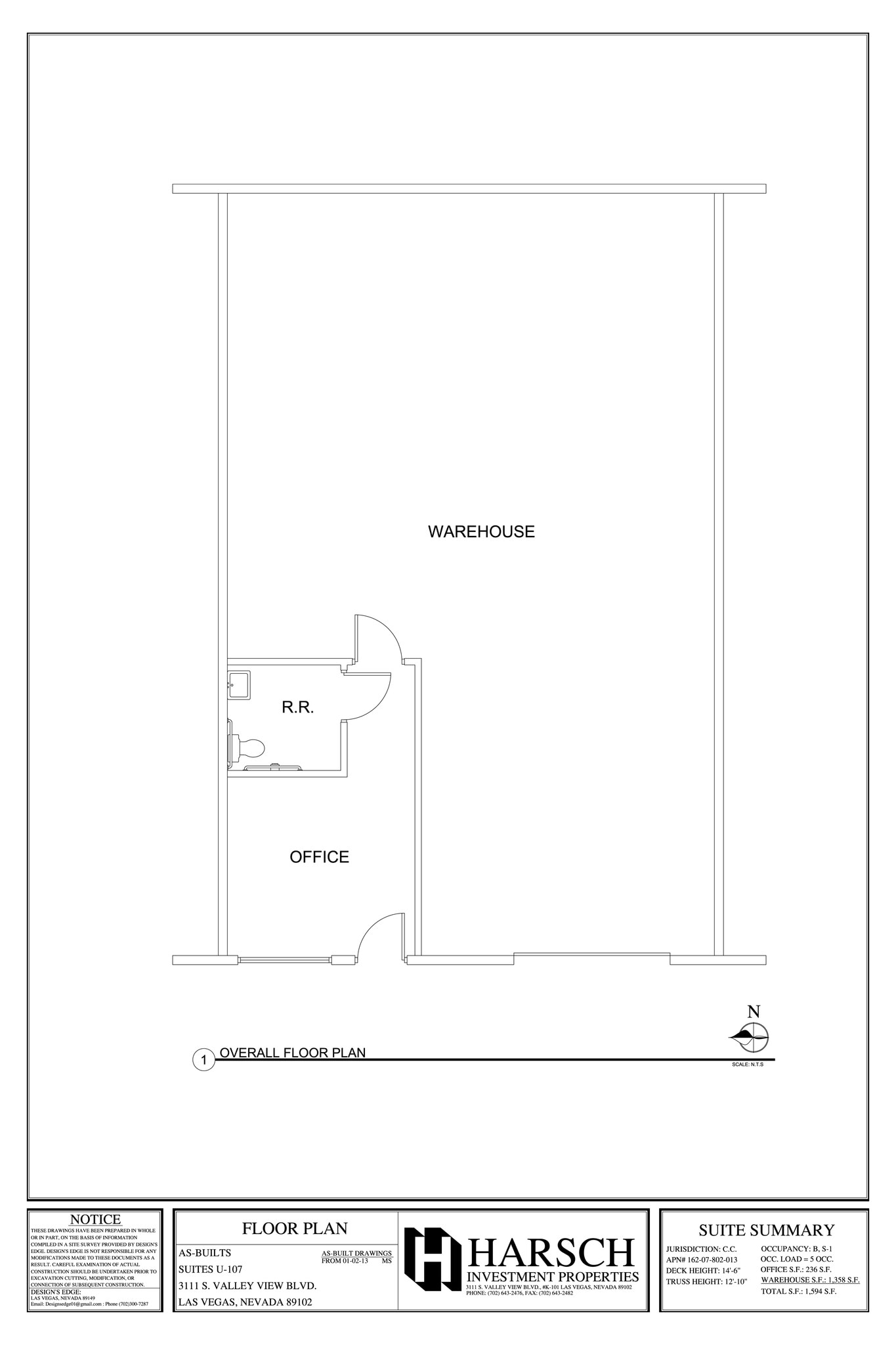 3111 S Valley View Blvd, Las Vegas, NV for lease Site Plan- Image 1 of 1