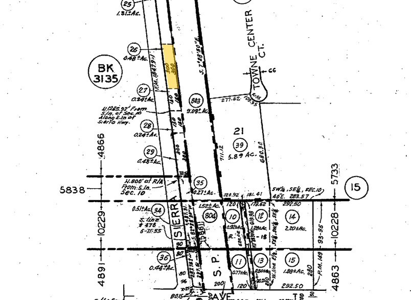 45424 N Sierra Hwy, Lancaster, CA à vendre - Plan cadastral - Image 3 de 24