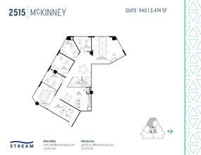 2515 McKinney Ave, Dallas, TX à louer Plan d  tage- Image 1 de 1