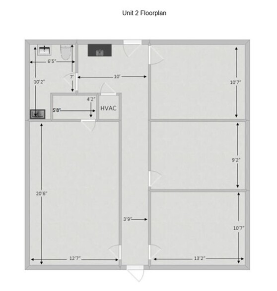 21 Greystone Dr, Lynchburg, VA for lease - Floor Plan - Image 2 of 2