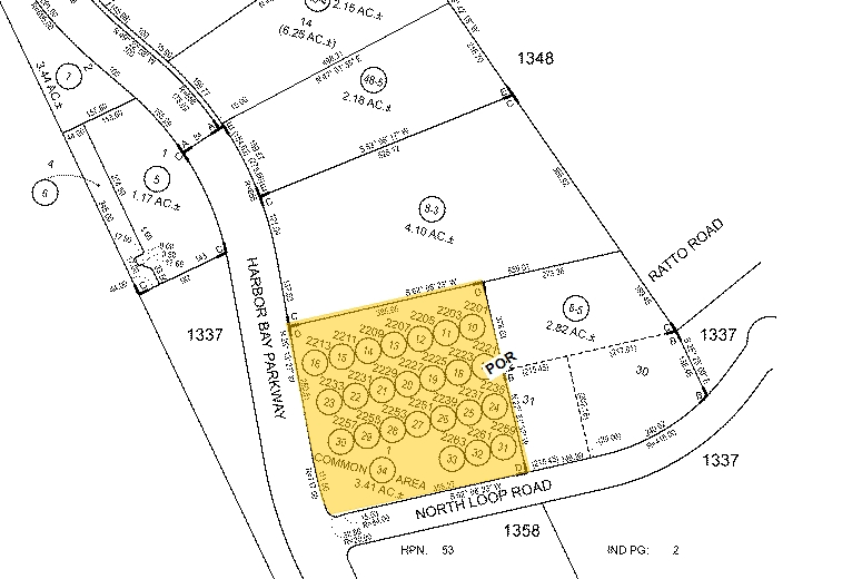2231 Harbor Bay Pky, Alameda, CA for sale - Plat Map - Image 2 of 17