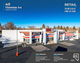 Plus de détails pour 40 E Victorian Ave, Sparks, NV - Vente au détail à vendre