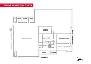 4520 Electronics Pl, Los Angeles, CA for lease Floor Plan- Image 2 of 2
