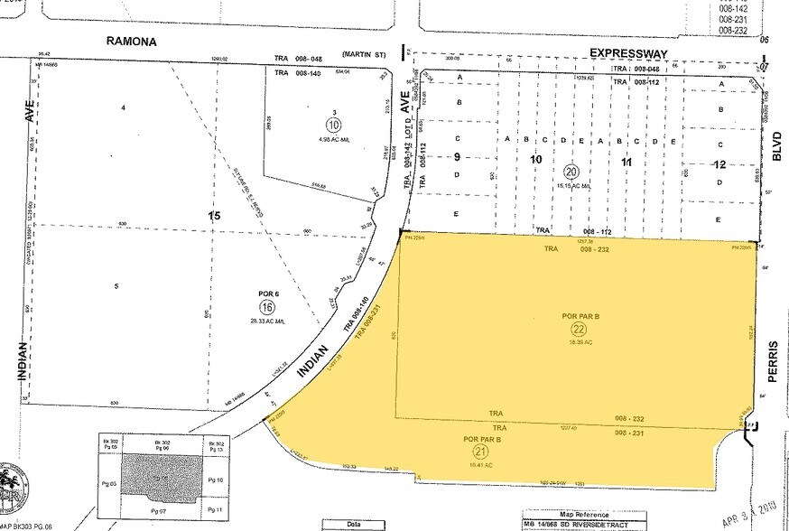 3900 Indian Ave, Perris, CA à louer - Plan cadastral - Image 2 de 2