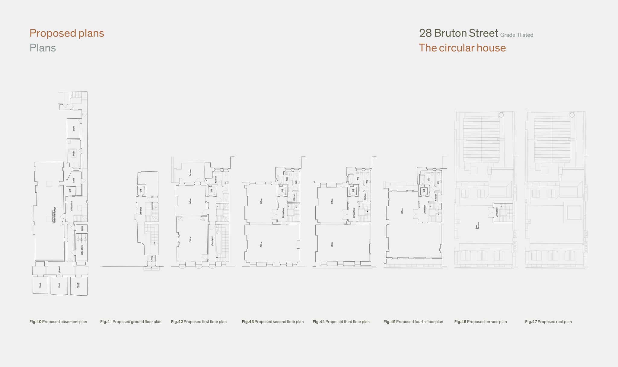 28 Bruton St, London à louer Plan de site- Image 1 de 1