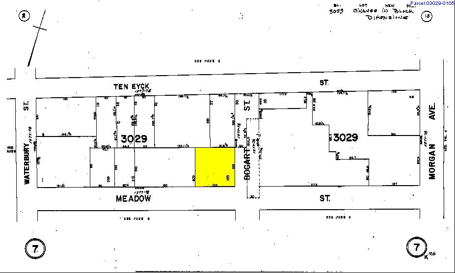 201 Bogart St, Brooklyn, NY à louer - Plan cadastral - Image 2 de 5