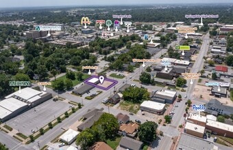313 W Meadow Ave, Springdale, AR - Aerial map view
