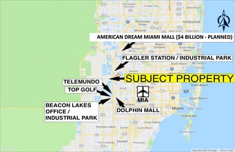 NW 119 Avenue, Miami, FL - AERIAL map view