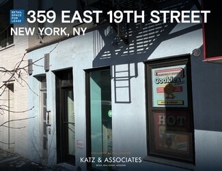 More details for 359 E 19th St, New York, NY - Retail for Lease