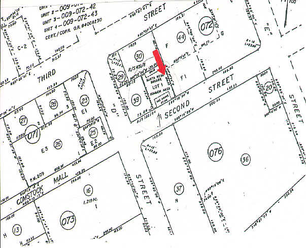 703-709 2nd St, Santa Rosa, CA à vendre - Plan cadastral - Image 2 de 22