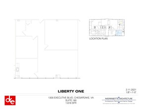 1305 Executive Blvd, Chesapeake, VA for lease Site Plan- Image 1 of 1