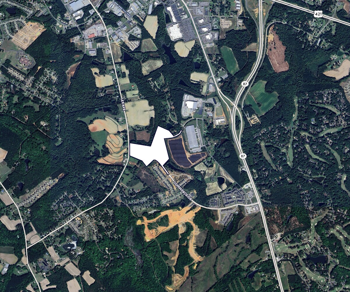 0 Commerce Drive, Sanford, NC for sale Aerial- Image 1 of 2