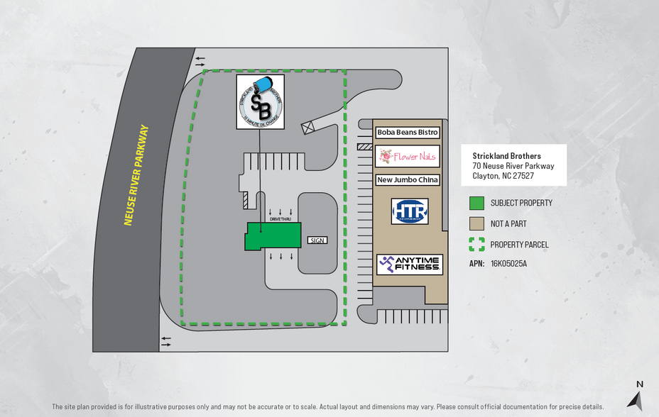 70 Neuse River Pky, Clayton, NC à vendre - Plan de site - Image 2 de 4