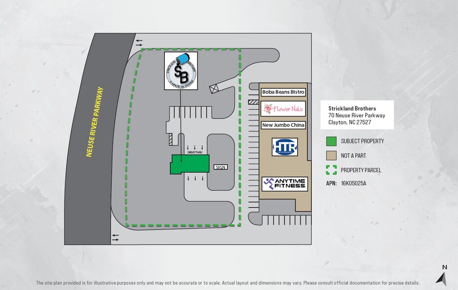 70 Neuse River Pky, Clayton, NC for sale - Site Plan - Image 2 of 4