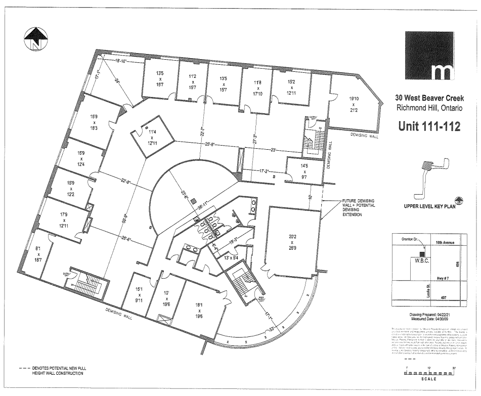 30 W Beaver Creek Rd, Richmond Hill, ON à louer Plan d’étage- Image 1 de 1