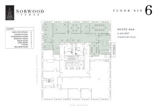 114 W 7th St, Austin, TX à louer Plan d’étage- Image 1 de 7