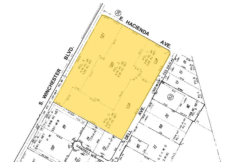 240 E Hacienda Ave, Campbell, CA à louer - Plan cadastral - Image 2 de 4
