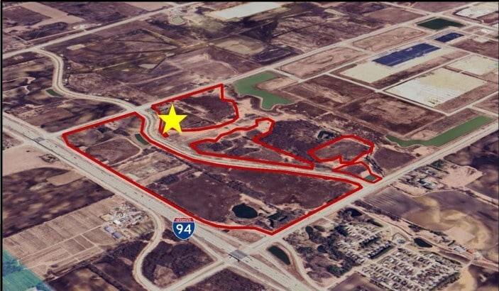 13027 Braun Road, Mount Pleasant, WI for sale - Aerial - Image 1 of 1