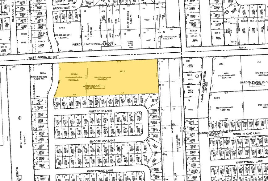4665 W Fuqua Dr, Houston, TX for sale - Plat Map - Image 2 of 2