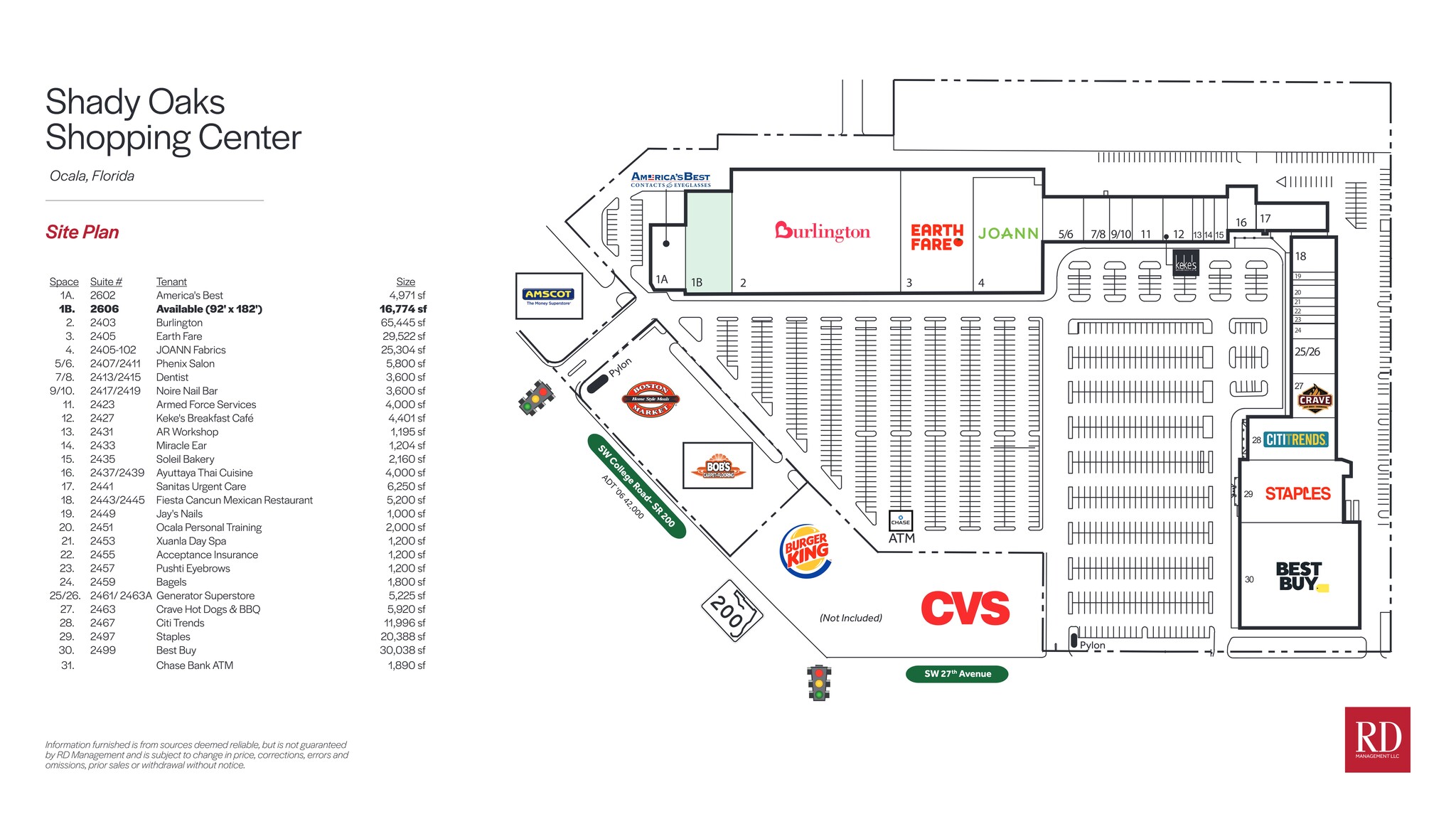 2401 SW 27th Ave, Ocala, FL for lease Site Plan- Image 1 of 11