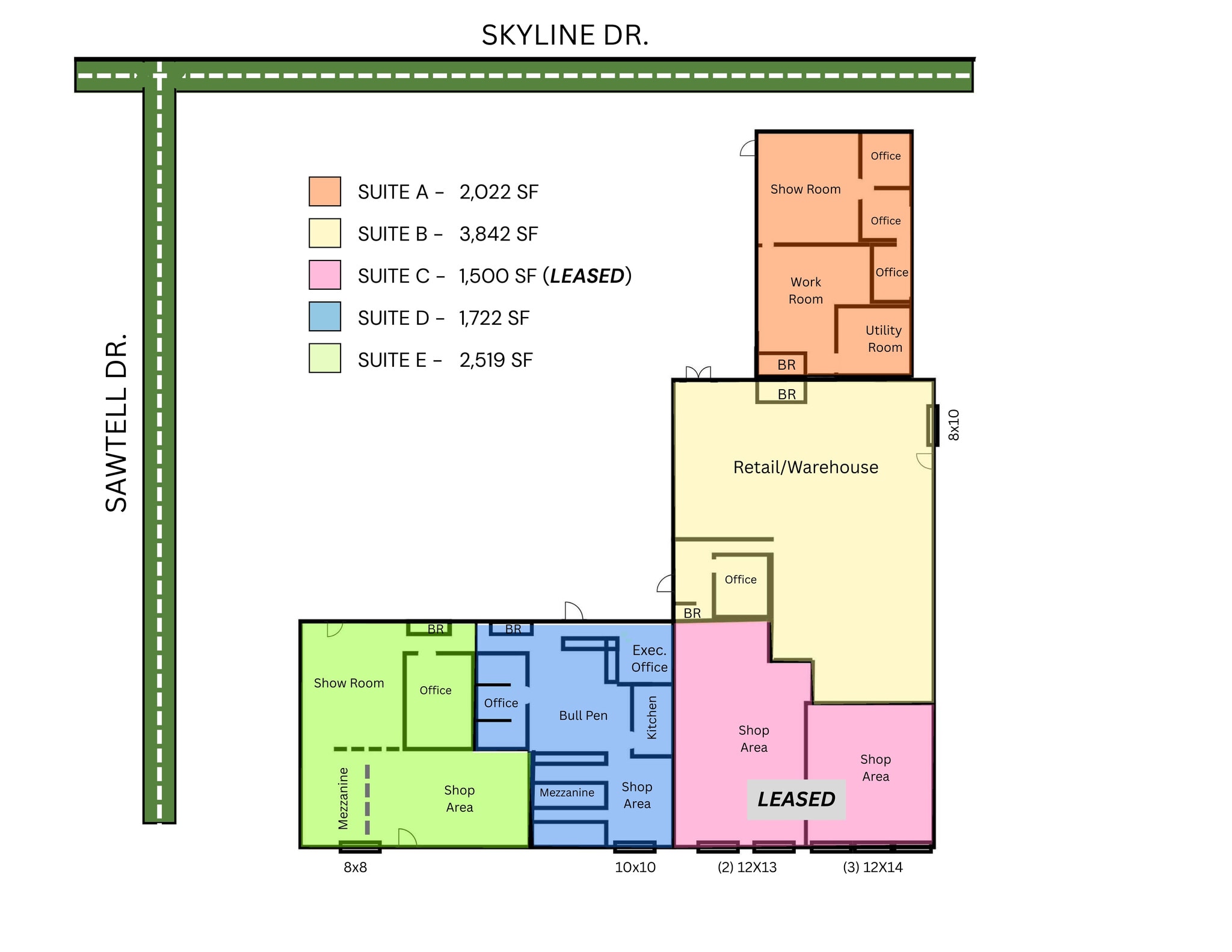1230 N Skyline Dr, Idaho Falls, ID à louer Plan d’étage- Image 1 de 9