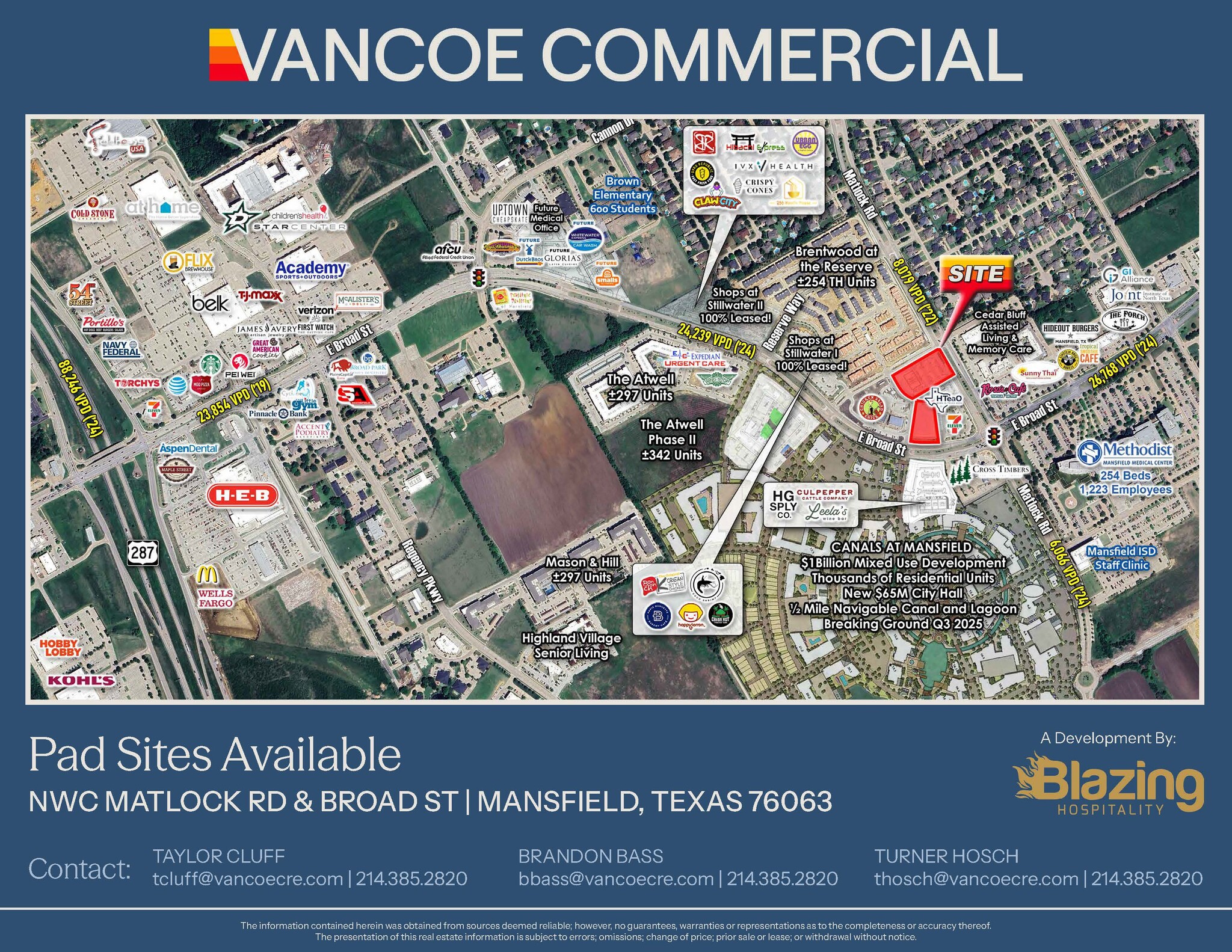 NWC of Matlock Rd & Broad St, Mansfield, TX for lease Primary Photo- Image 1 of 7