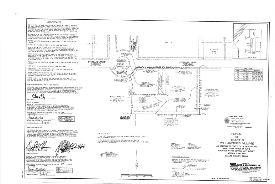 Scotland Dr, DeSoto, TX à vendre - Plan de site - Image 2 de 2