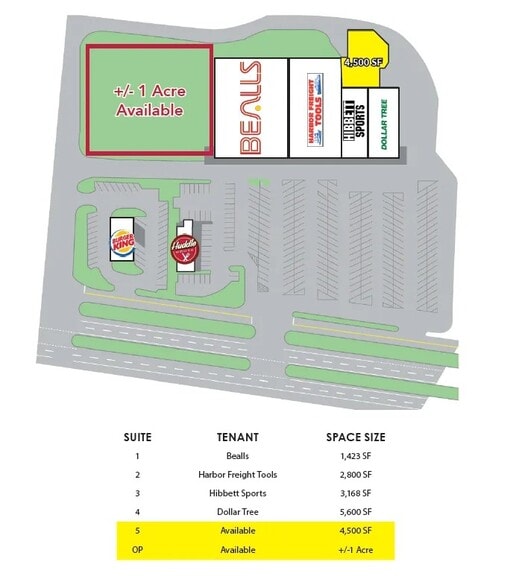 15485 Highway 43, Russellville, AL à louer - Plan de site - Image 2 de 2