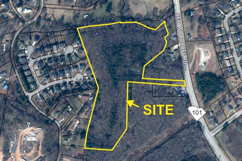 New Woodruff Road, Greer, SC à vendre - Aérien - Image 2 de 2