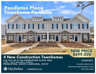 More details for Pendleton Townhome Portfolio – Multifamily for Sale, Pendleton, SC