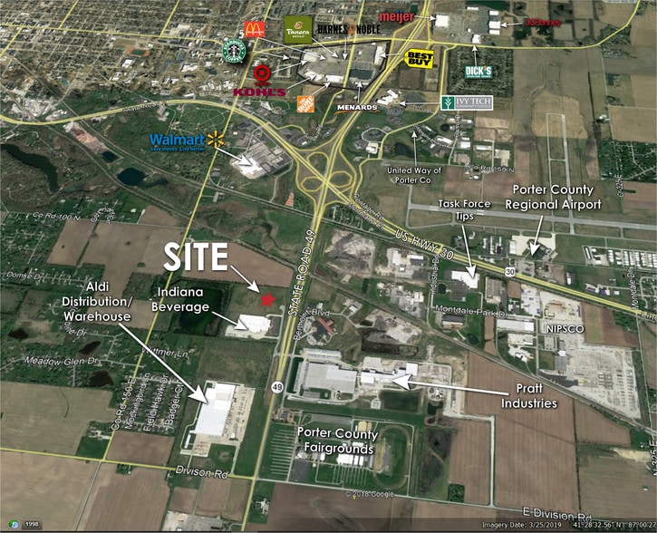 2650 Barley Rd, Valparaiso, IN for lease - Aerial - Image 3 of 4