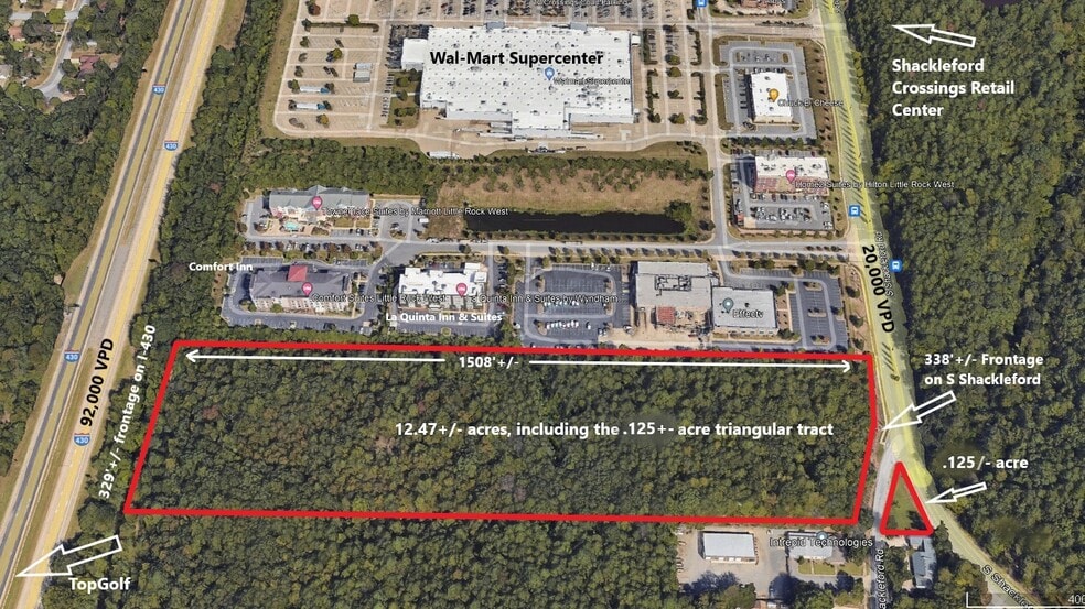 3000 Shackleford, Little Rock, AR for sale - Aerial - Image 3 of 7