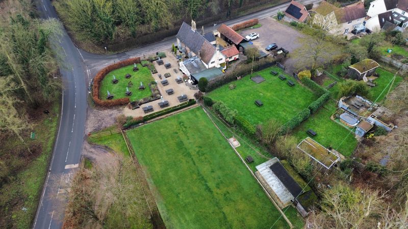 Low St, Laxfield à vendre - Aérien - Image 3 de 11