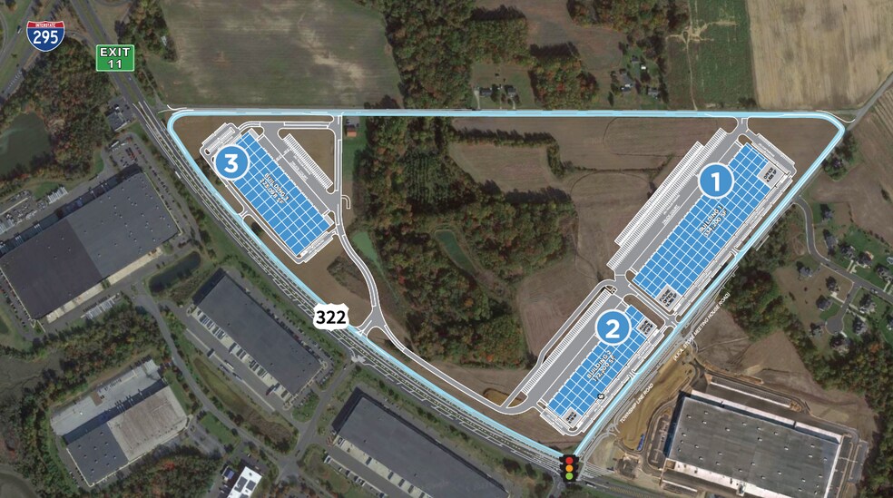 269 Stone Meeting House Rd, Woolwich Township, NJ à louer - Plan de site - Image 1 de 4