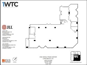 1 World Trade Ctr, Long Beach, CA for lease Floor Plan- Image 1 of 1