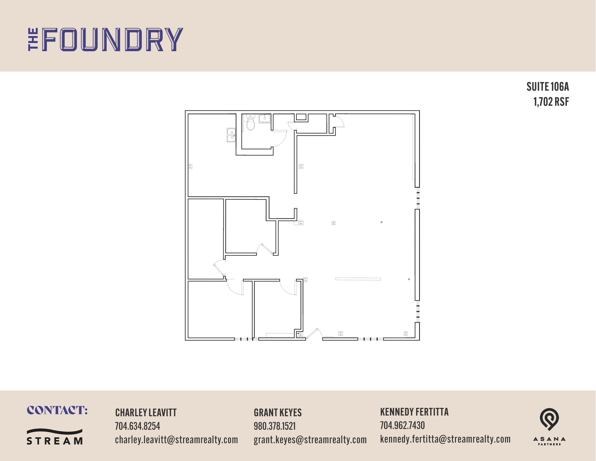 601 S Cedar St, Charlotte, NC for lease Floor Plan- Image 1 of 1