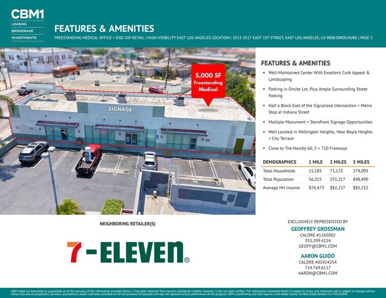 3513-3517 E 1st St, Los Angeles, CA à louer - Photo du bâtiment - Image 3 de 7