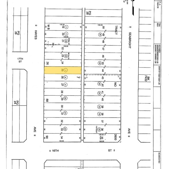 1690 Hayes Ave, Long Beach, CA for sale - Plat Map - Image 2 of 32