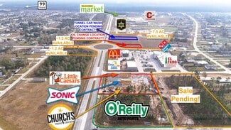 Plus de détails pour Commercial Corner- San Marcos & San Felipe, Cleveland, TX - Terrain à vendre