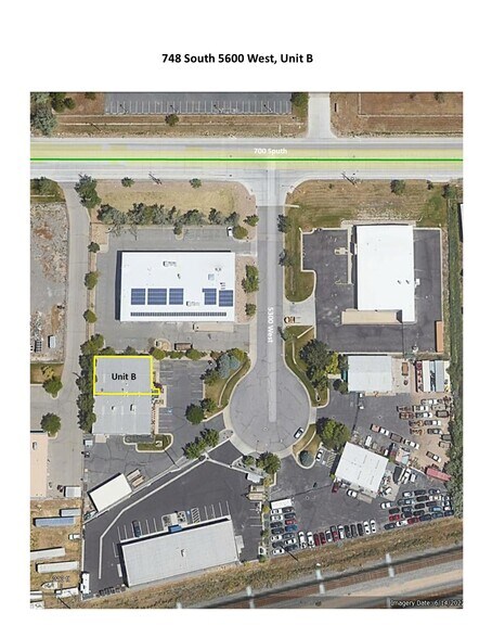 748 S 5300 W, Salt Lake City, UT à louer - Aérien - Image 2 de 12