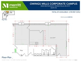 10045 Red Run Blvd, Owings Mills, MD à louer Plan d’étage- Image 1 de 1