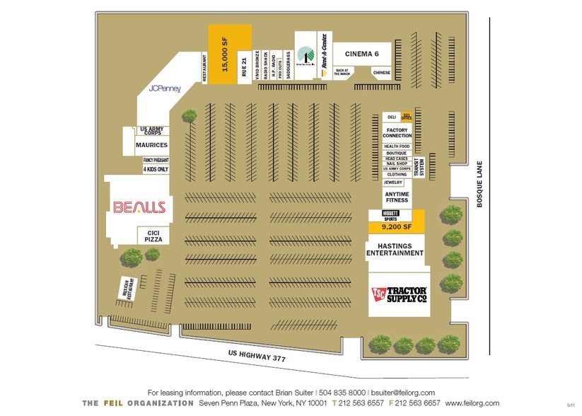 2900 W Washington St, Stephenville, TX à louer - Plan de site - Image 3 de 3