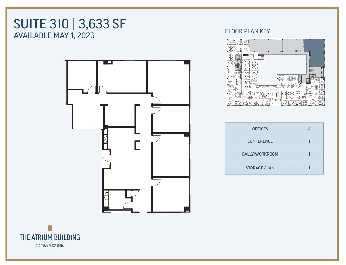 277 S Washington St, Alexandria, VA à louer Plan d’étage- Image 1 de 1