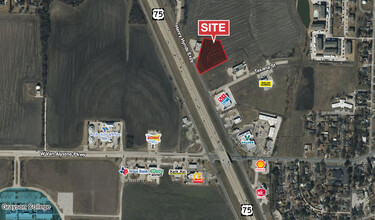 NEC US Highway 75 & Texana St, Van Alstyne, TX - AERIAL  map view - Image1