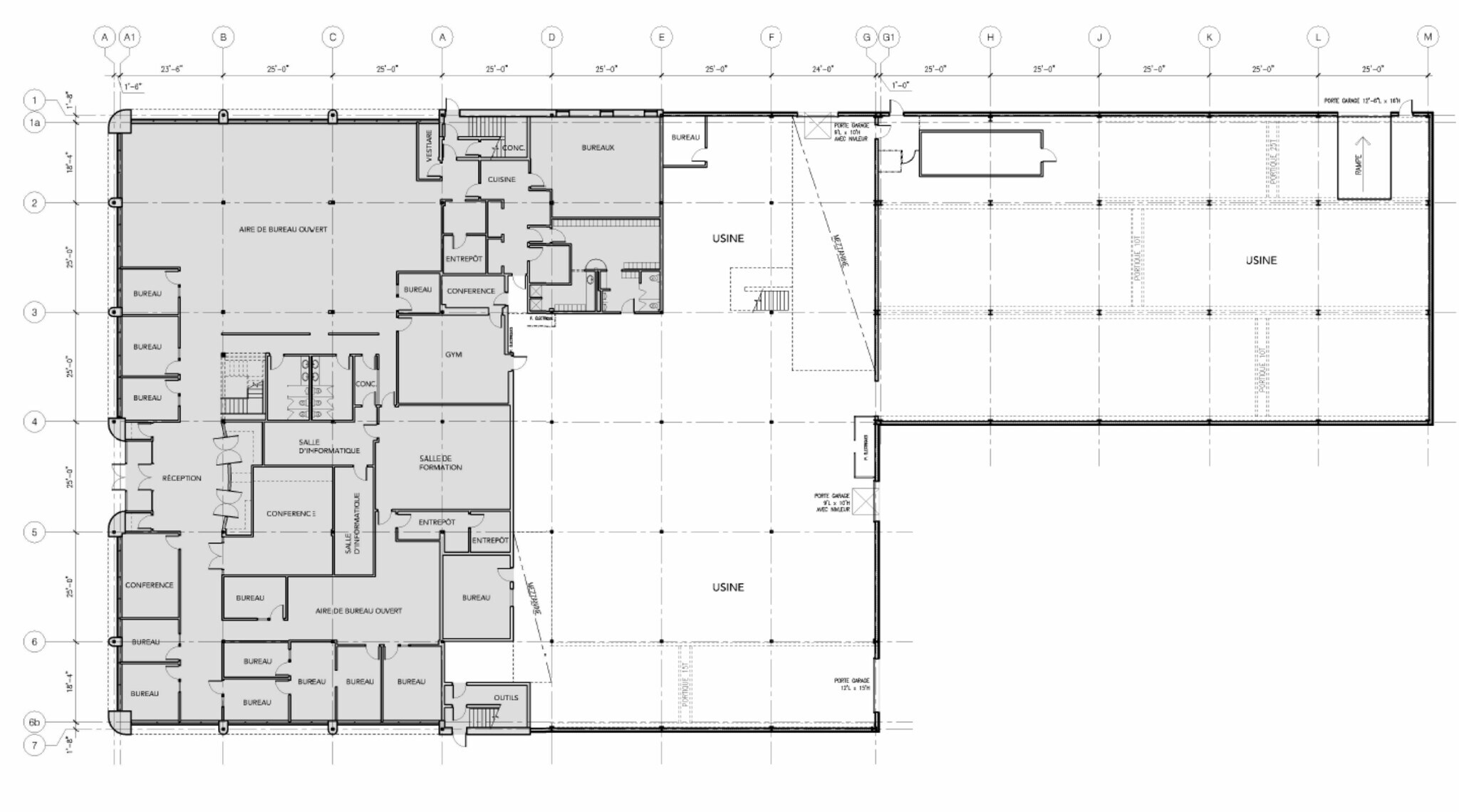 4900 Boul Thimens, Montréal, QC à louer Plan d’étage- Image 1 de 3