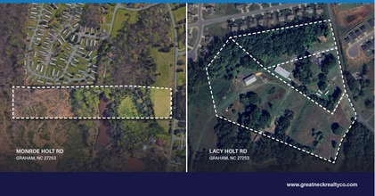 Lacy Holt Road, Graham, NC - Aerial  map view