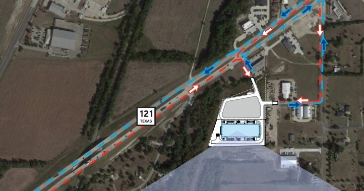 2202 Sam Rayburn Hwy, Melissa, TX à louer - Aérien - Image 3 de 4