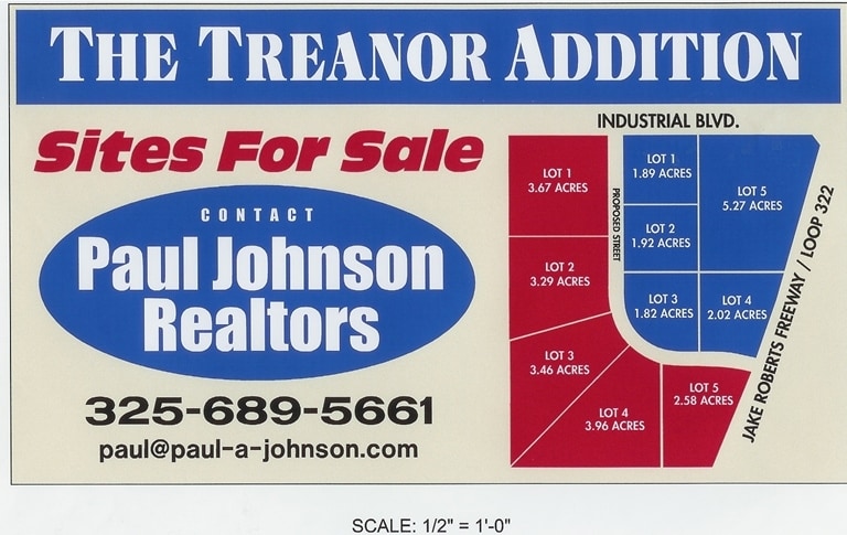 4260 Treanor Dr, Abilene, TX à vendre - Plan de site - Image 2 de 3