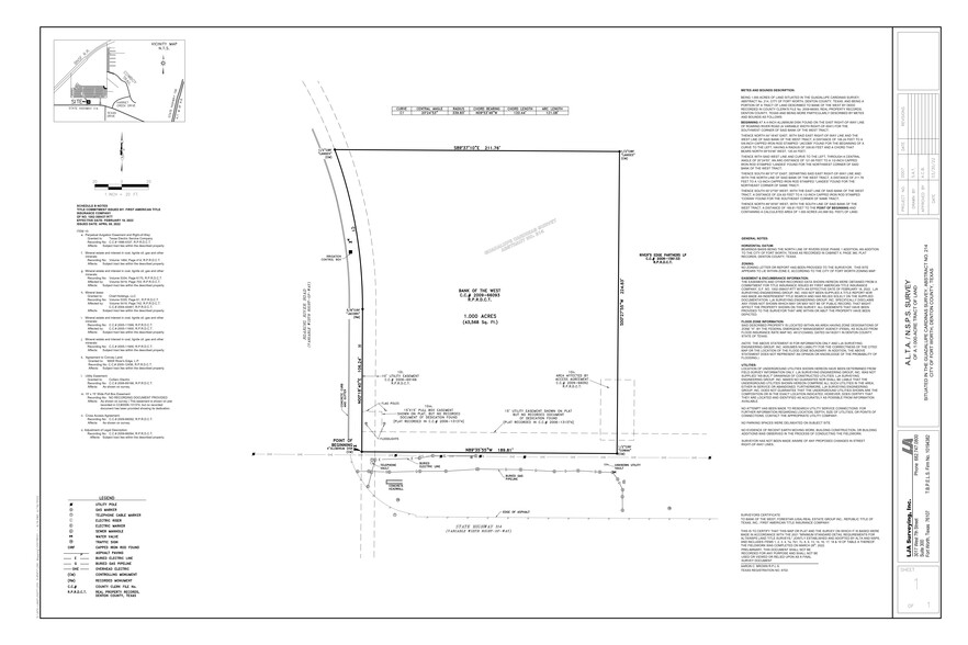 NEC Of Roaring River Road & Highway 114, Justin, TX à vendre - Plan de site - Image 2 de 2