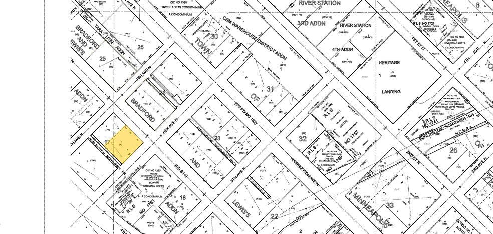 300 N 6th Ave, Minneapolis, MN à louer - Plan cadastral - Image 3 de 3